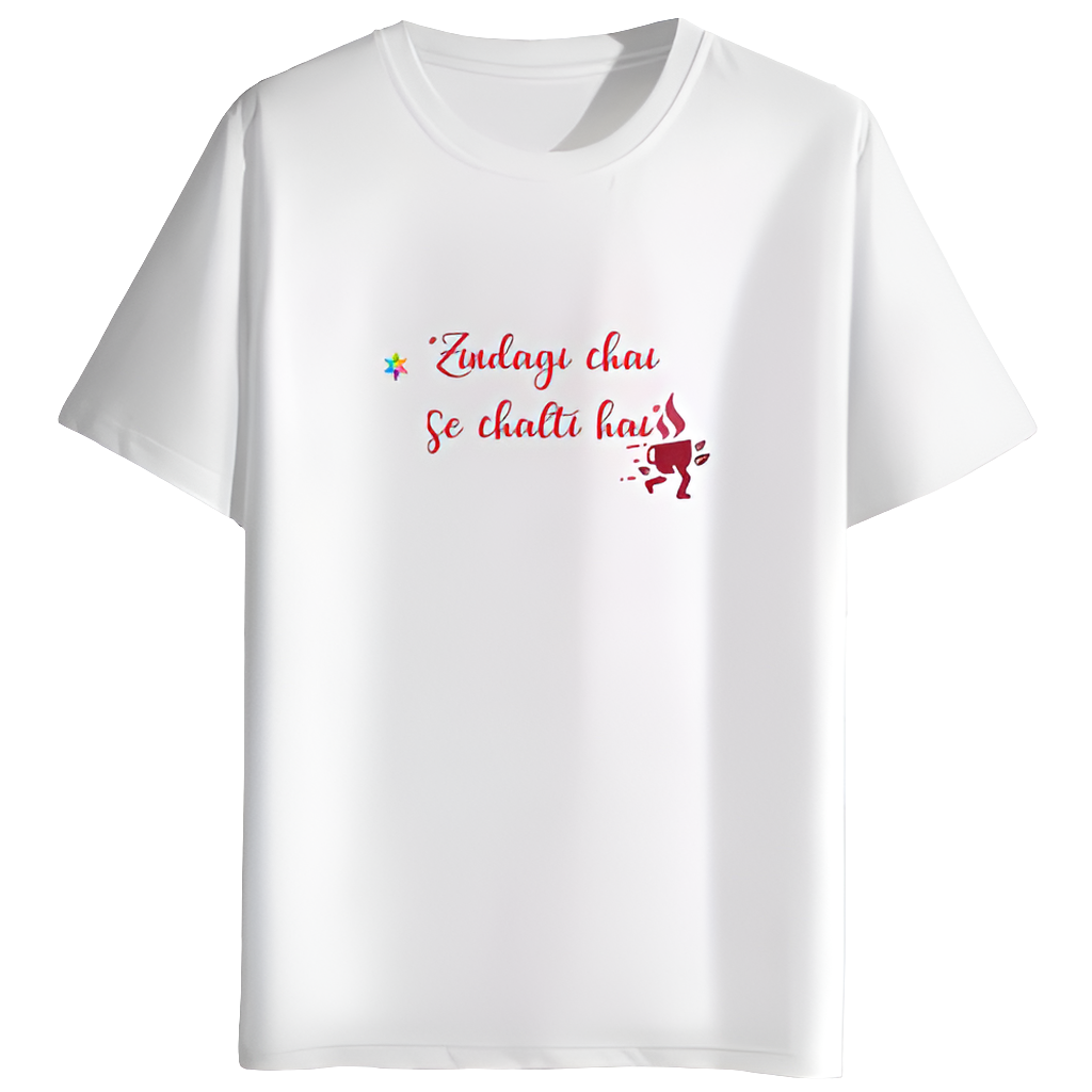 Mens Round Neck Half Sleeves T-Shirt