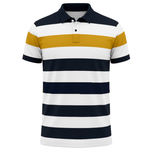 Men\'s Stripe Polo T-shirt