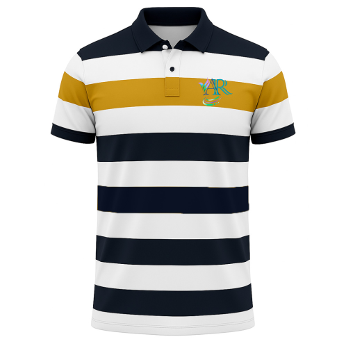 Men\'s Stripe Polo T-shirt